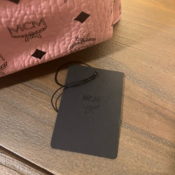 NWT MCM Pink Mini Backpack - Picture 6 of 7